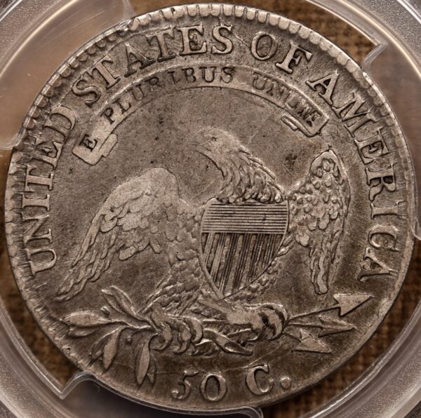 1813 O.107a Capped Bust Half Dollar PCGS VF30 CAC, ex. Brunner - Image 2