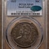 1832 O.102 Small Letters Capped Bust Half dollar PCGS XF45 CAC - Image 3