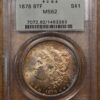 1878 VAM-12 8TF Morgan Dollar PCGS MS62 OGH Album Color! - Image 9