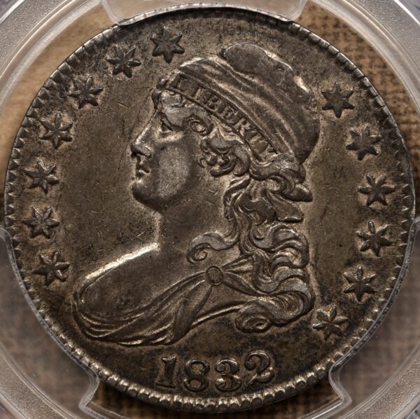 1832 O.102 Small Letters Capped Bust Half dollar PCGS XF45 CAC