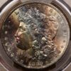 1882-S Morgan Dollar PCGS MS64 CAC Amazing Obverse Rainbow