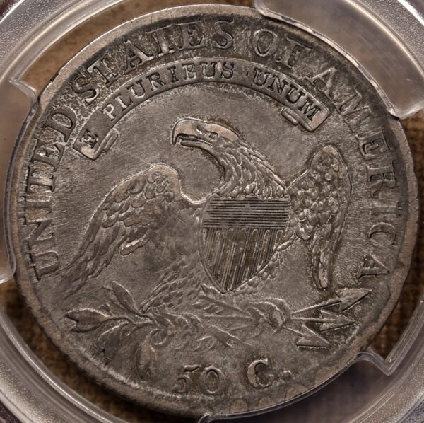 1813 O.108a R4 Capped Bust Half Dollar PCGS VF35 CAC, ex. Brunner - Image 2