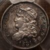 1831 LM-6 Capped Bust Half Dime PCGS AU58 CAC - Image 3