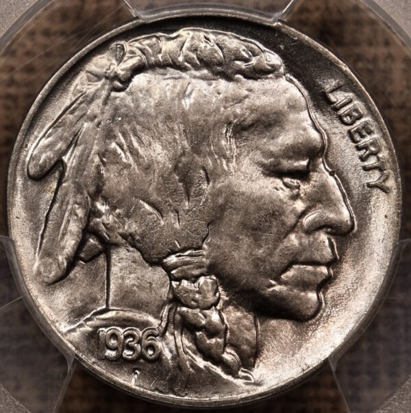 1936-D Buffalo Nickel PCGS MS65