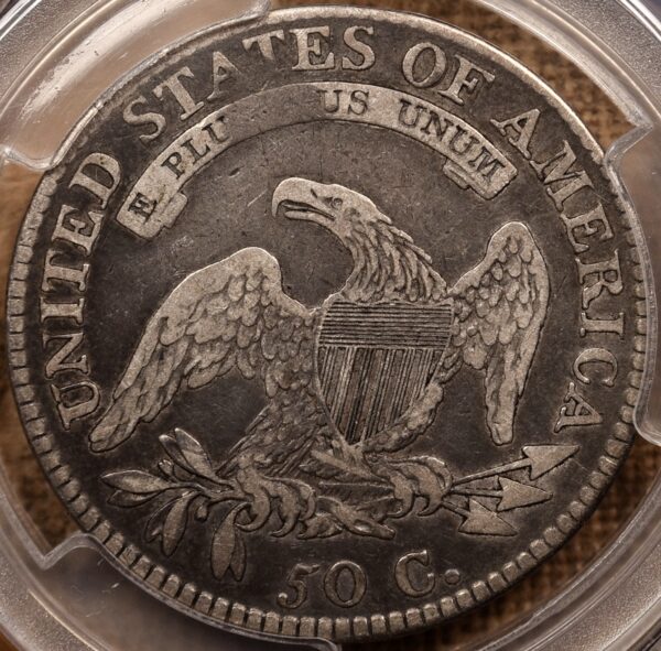 1817 O.108a R4+ Capped Bust Half Dollar PCGS F12, ex. Brunner - Image 2