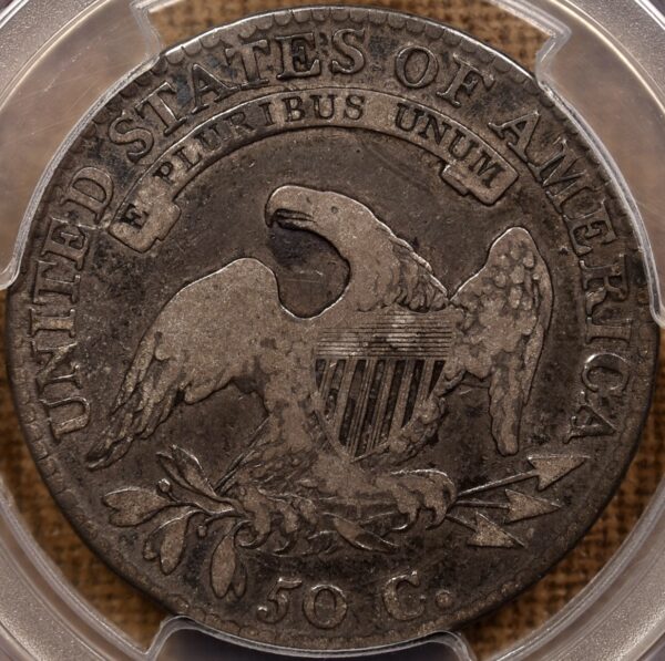 1814/3 O.101a Capped Bust Half Dollar PCGS VF20 CAC, ex. Brunner - Image 2