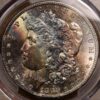 1882-S Morgan Dollar PCGS MS64 CAC Amazing Obverse Rainbow - Image 5