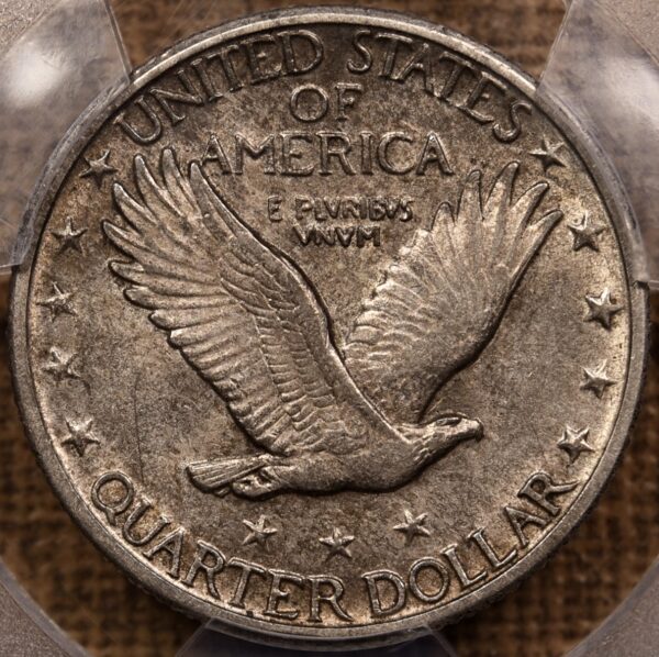 1929 Standing Liberty Quarter PCGS AU53 - Image 2