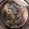 1882-S Morgan Dollar PCGS MS64 CAC Amazing Obverse Rainbow - Image 6