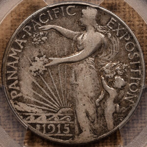 1915-S Panama-Pacific Silver Commemorative PCGS VF25 CAC