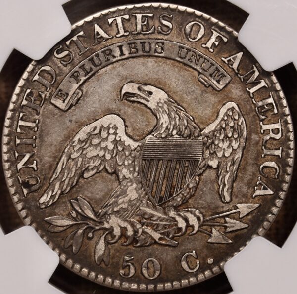 1822 O.108 Capped Bust Half Dollar NGC XF40 CAC, ex. Brunner - Image 2