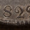 1822/1 O.101 Capped Bust Half Dollar PCGS AU50 CAC - Image 3