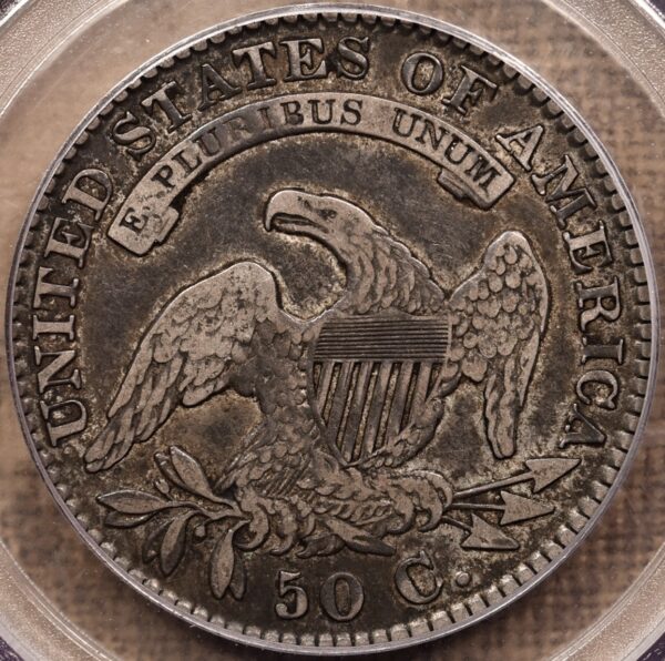 1829 O.108a Capped Bust Half Dollar PCGS VF30, ex. Brunner - Image 2