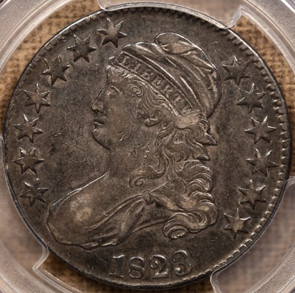 1823 O.106a Capped Bust Half Dollar PCGS VF30 CAC, ex. Brunner