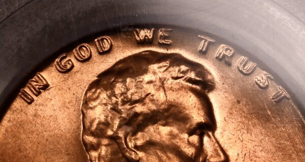 1972 Doubled Die Obverse Lincoln Cent PCGS MS65 RD CAC - Image 4