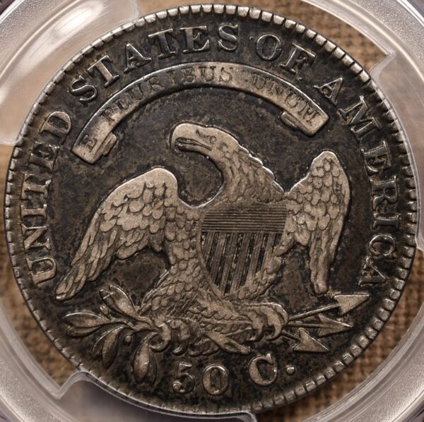 1830 O.117 Small 0 Capped Bust Half Dollar PCGS VF30 CAC, ex. Brunner - Image 2