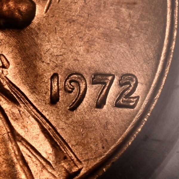 1972 Doubled Die Obverse Lincoln Cent PCGS MS65 RD CAC - Image 5