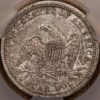1854 Arrows Liberty Seated Quarter CACG XF45, We grade AU! - Image 2
