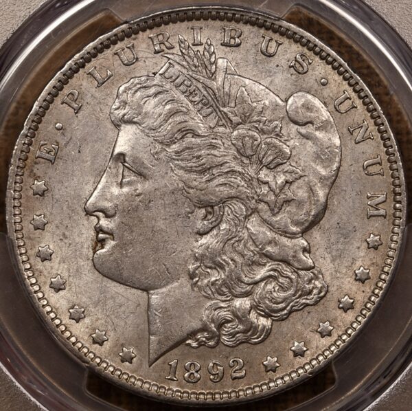 1892 Morgan Dollar PCGS AU53