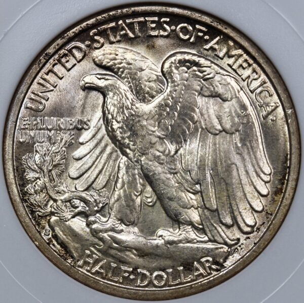 1939-S Walking Liberty Half Dollar NGC MS66 CAC No-Line Fatty - Image 2