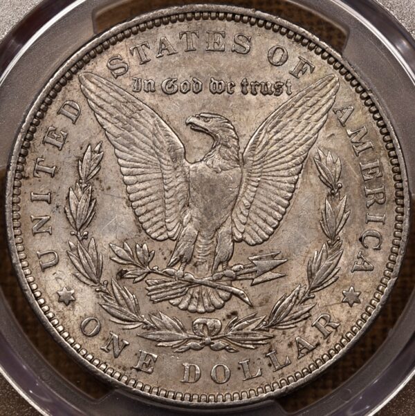 1892 Morgan Dollar PCGS AU53 - Image 2