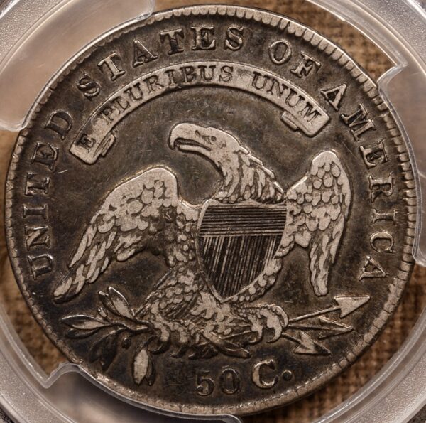 1834 O.115 Small Date, Small Letters Capped Bust Half Dollar PCGS VF30 CAC, ex. Brunner - Image 2