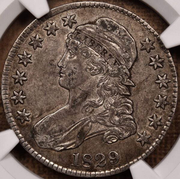 1829 O.105 Capped Bust Half Dollar NGC XF45