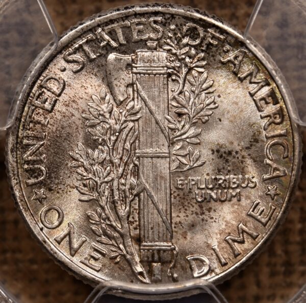 1937 Mercury Dime PCGS MS66 FB - Image 2