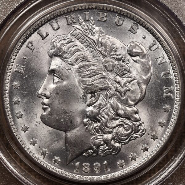 1891-O Morgan Dollar PCGS MS64 CAC, very PQ