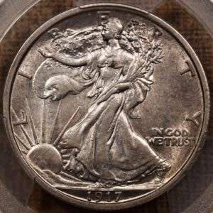 1917 Walking Liberty Half Dollar PCGS AU55