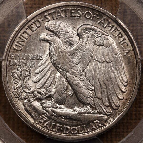 1917 Walking Liberty Half Dollar PCGS AU55 - Image 2