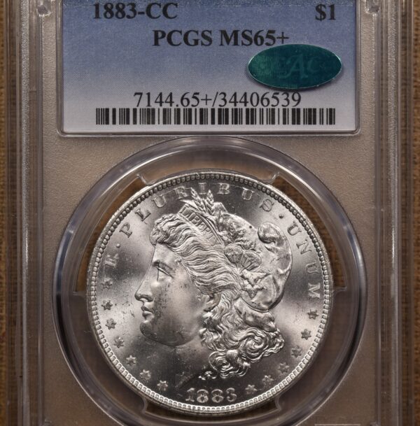 1883-CC Morgan Dollar PCGS MS65+ CAC - Image 3