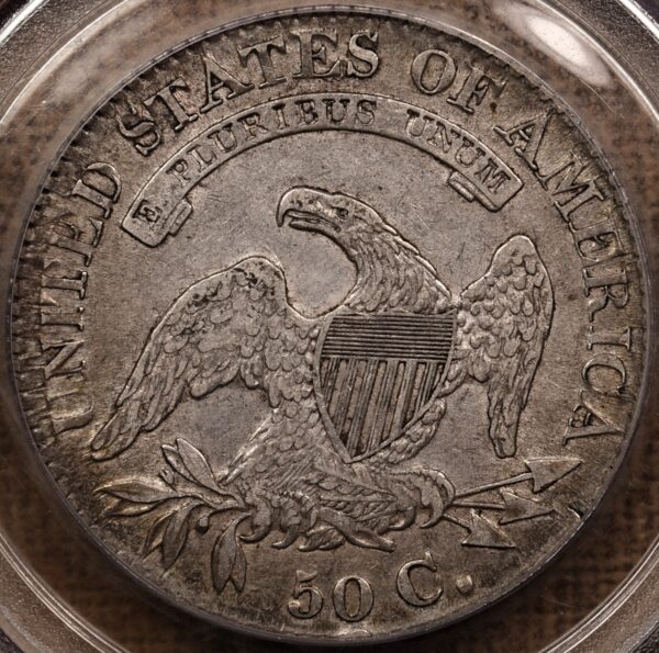 1826 O.115 R4+ Capped Bust Half Dollar PCGS XF45 CAC, ex. Brunner - Image 2