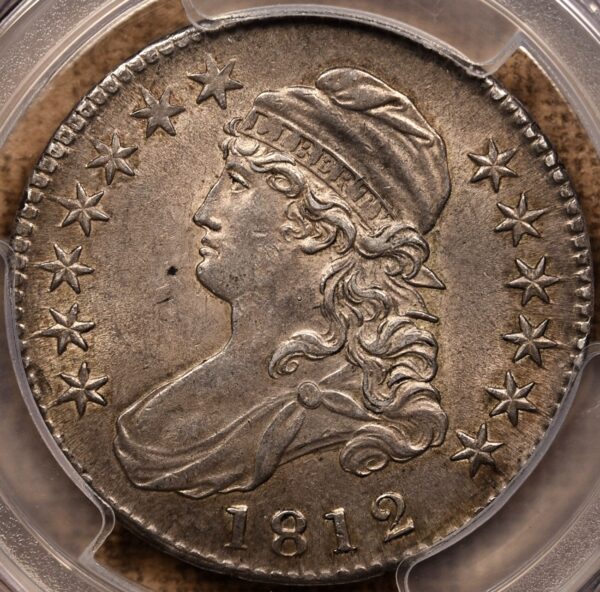 1812 O.104a Capped Bust Half Dollar PCGS AU58 CAC