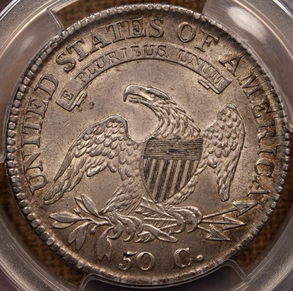 1812 O.104a Capped Bust Half Dollar PCGS AU58 CAC - Image 2