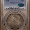 1812 O.104a Capped Bust Half Dollar PCGS AU58 CAC - Image 3