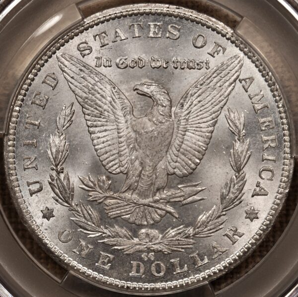 1885-CC Morgan Dollar CACG MS62 - Image 2