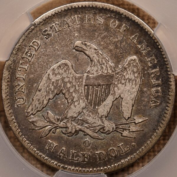 1841-O WB-7 Large O Liberty Seated Half Dollar CACG F15 - Image 4