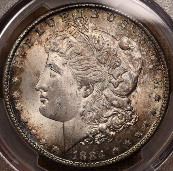 1884-CC Morgan Dollar PCGS MS63+