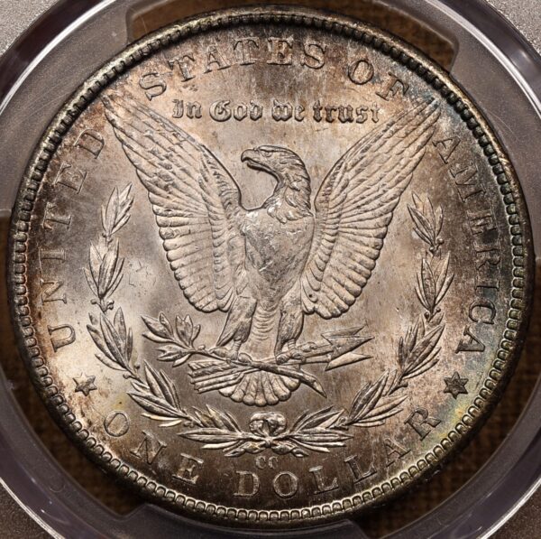 1884-CC Morgan Dollar PCGS MS63+ - Image 6