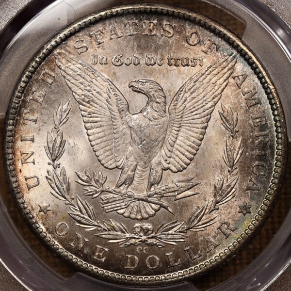 1884-CC Morgan Dollar PCGS MS63+ - Image 5