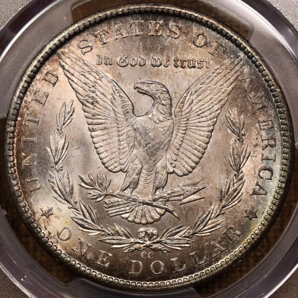 1884-CC Morgan Dollar PCGS MS63+ - Image 2