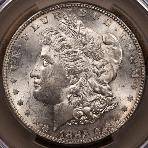 1885-S Morgan Dollar CACG MS63