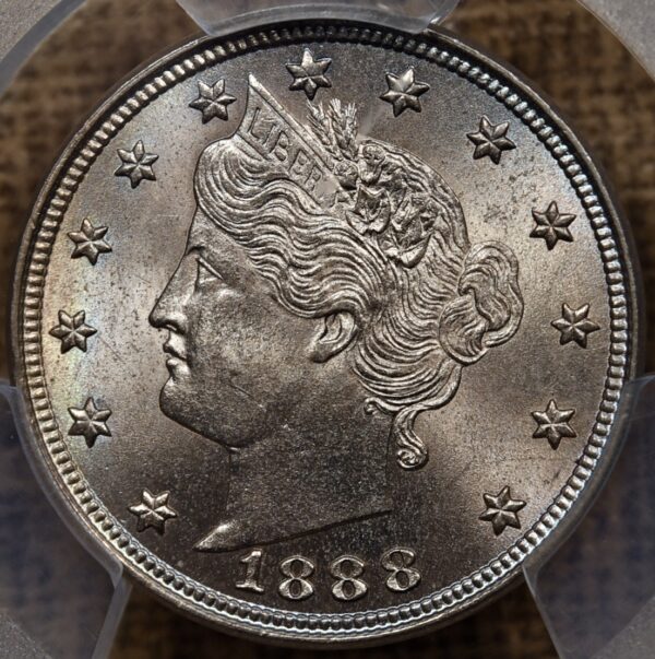 1888 Liberty Nickel PCGS MS64 CAC - Image 3