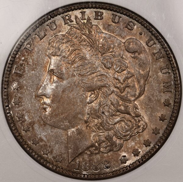 1888-S Morgan Dollar old ANACS AU58 - Image 5