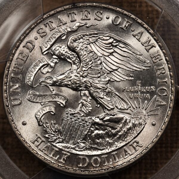 1918 Lincoln Silver Commemorative PCGS MS65 CAC - Image 2