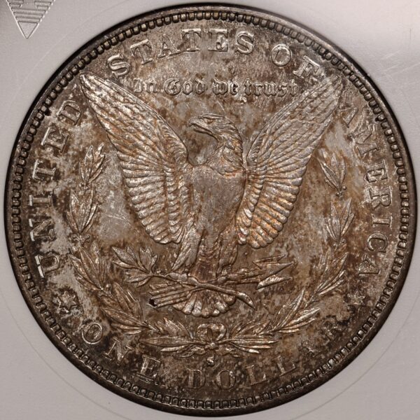 1888-S Morgan Dollar old ANACS AU58 - Image 10