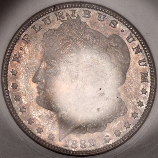 1888-S Morgan Dollar old ANACS AU58 - Image 7