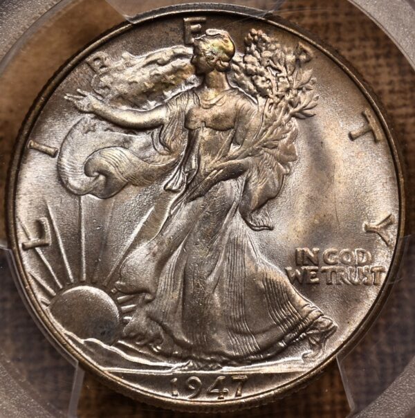 1947 Walking Liberty Half Dollar PCGS MS65 - Image 4