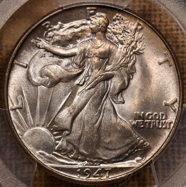 1947 Walking Liberty Half Dollar PCGS MS65 - Image 6